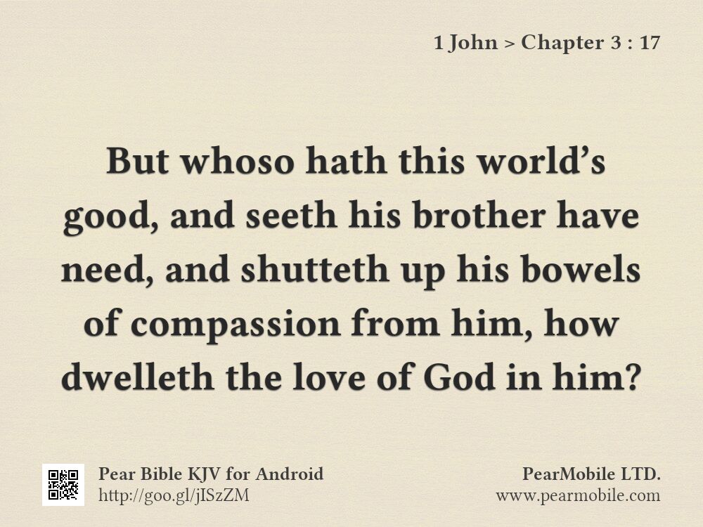 1 John, Chapter 3:17